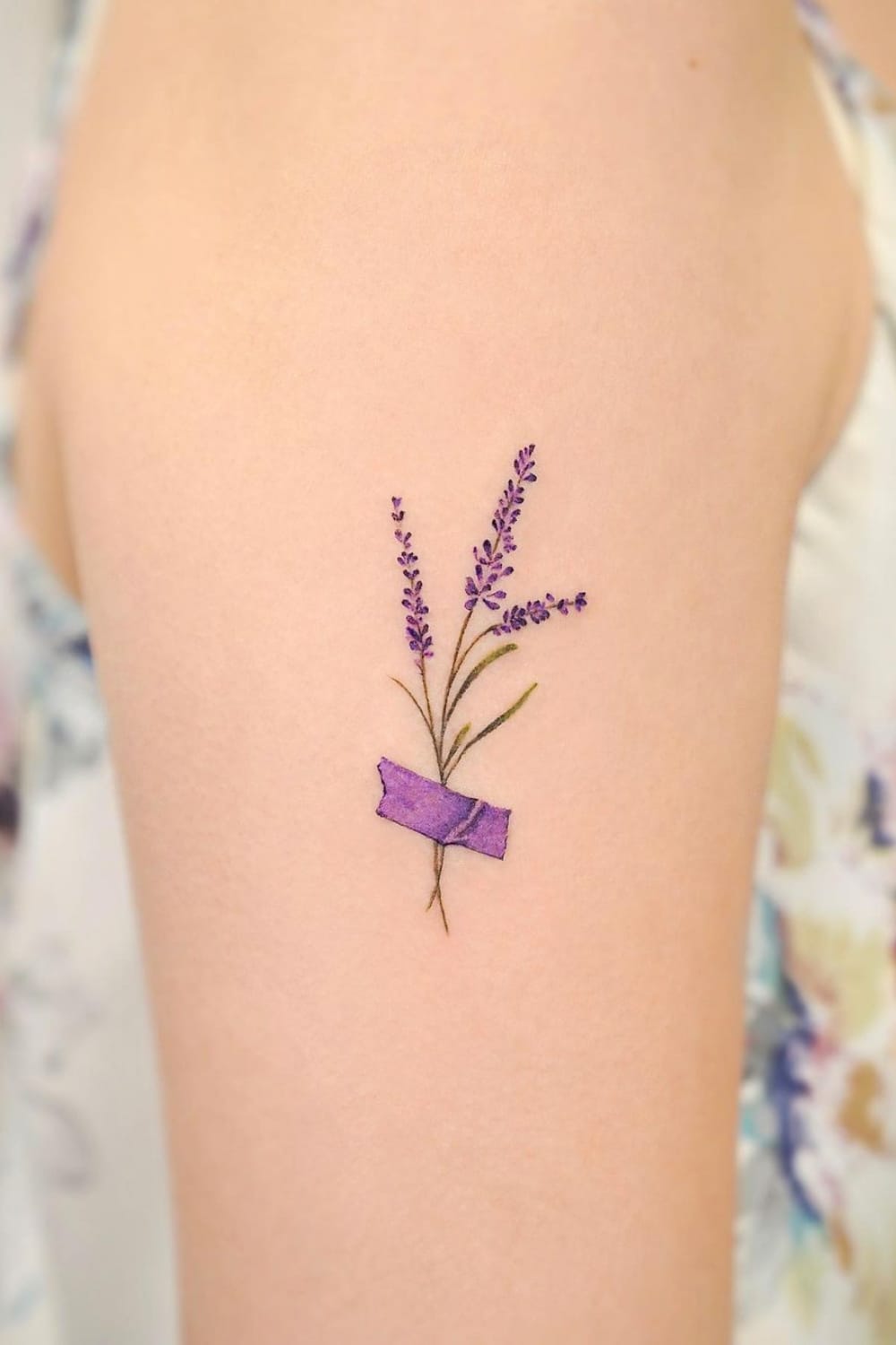 Creative Lavender Tattoo