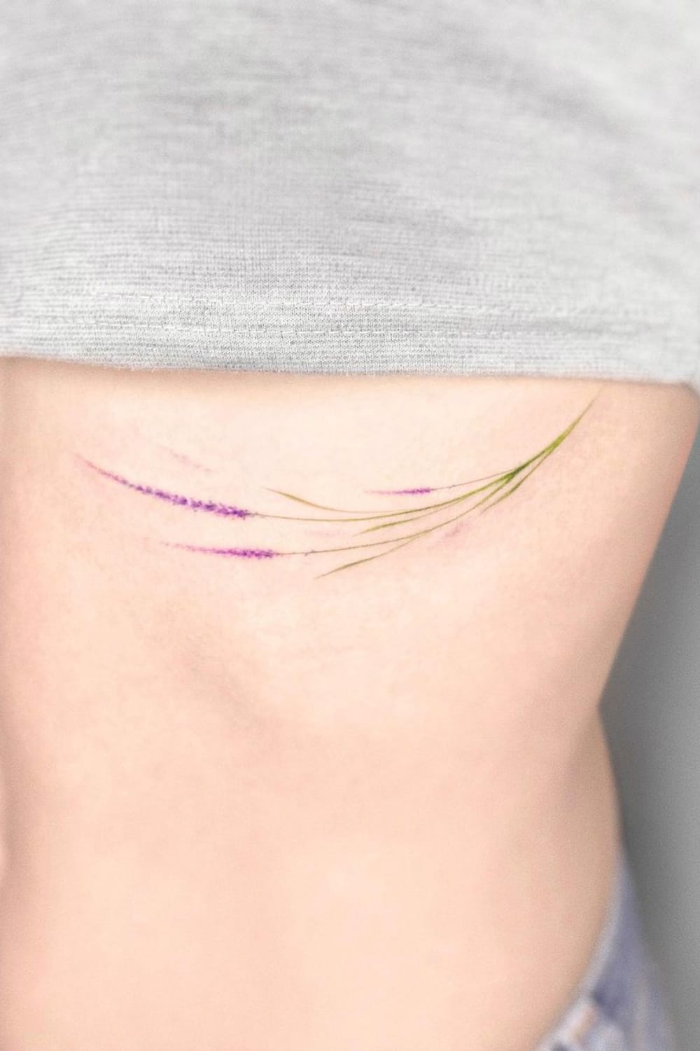 Elegant Lavender Tattoo