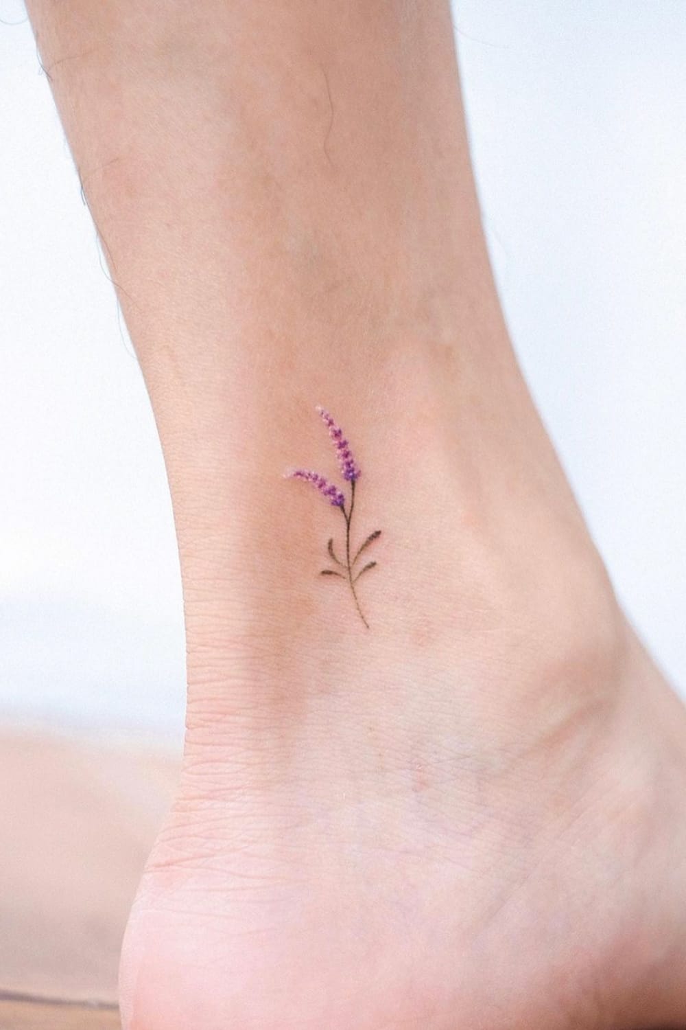 Mini Lavender Tattoo