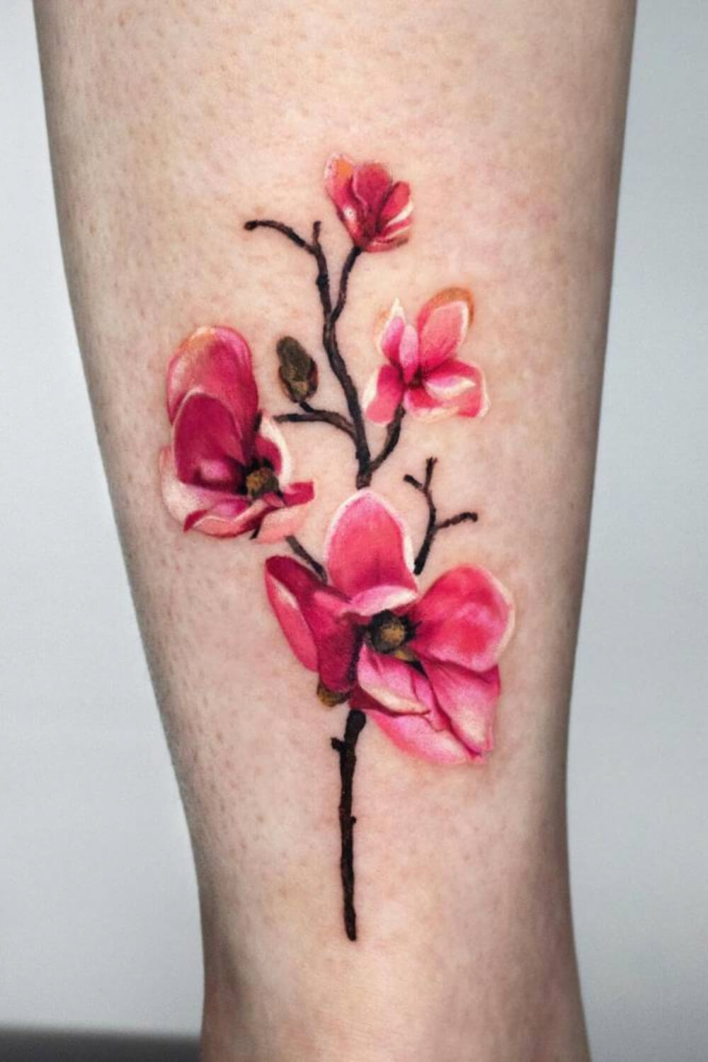 Magnolia Tattoo For Women