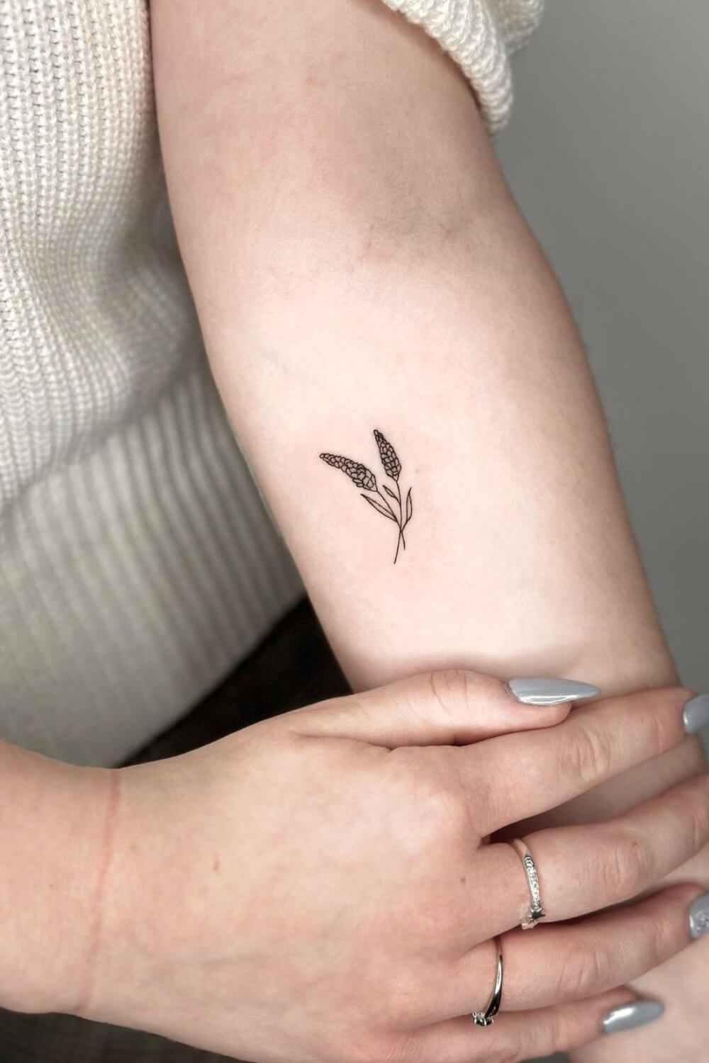 Small Lilac Tattoo