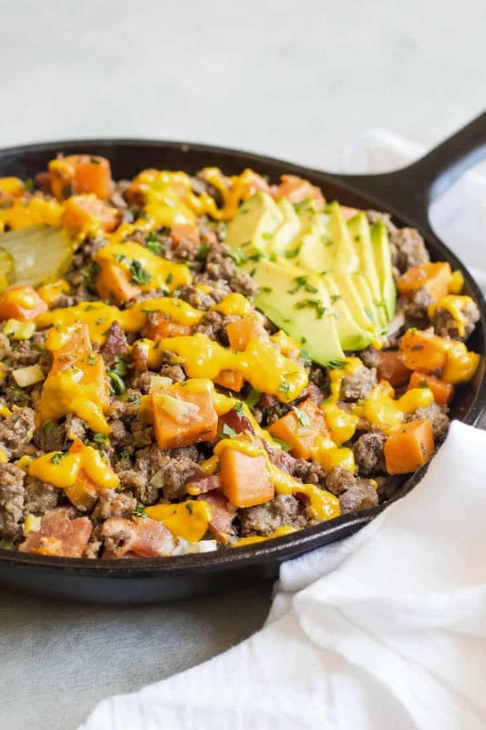 Bacon Cheeseburger Casserole (Whole30 & AIP)