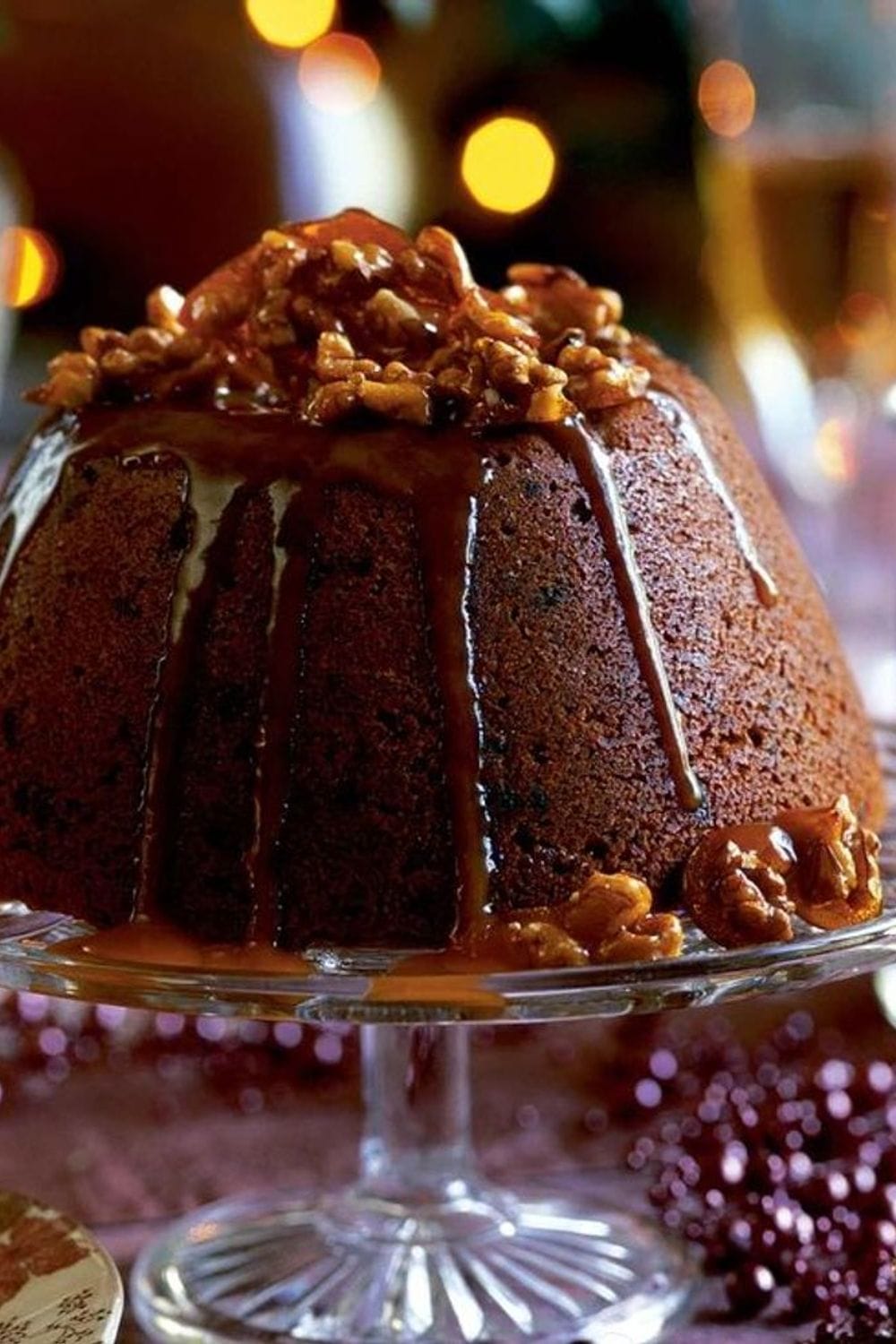 Blitz-and-bake sticky toffee Christmas pud