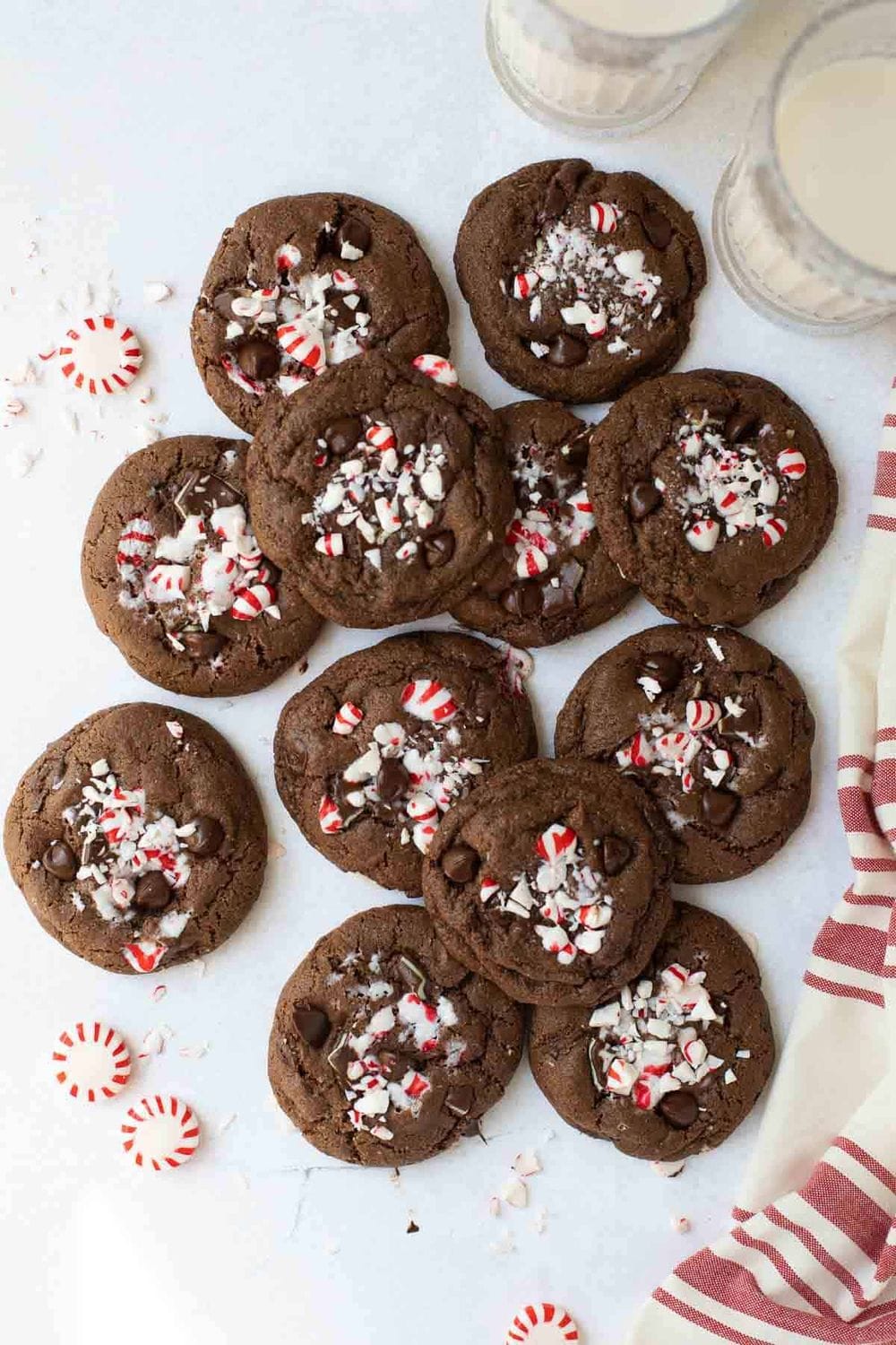 Gluten-Free Chocolate Mint Cookies