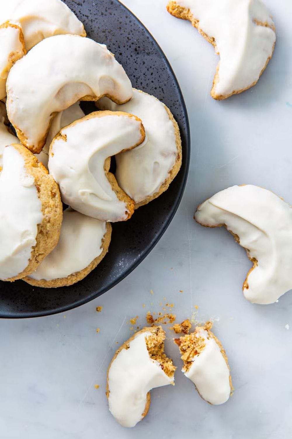 Keto Pecan Crescent Cookies